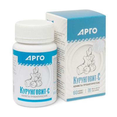 Конфеты пробиотические Курунговит-С, 60 шт. в Москве